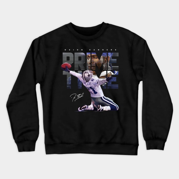 Deion Sanders Cowboys Crewneck Sweatshirt by Juantamad